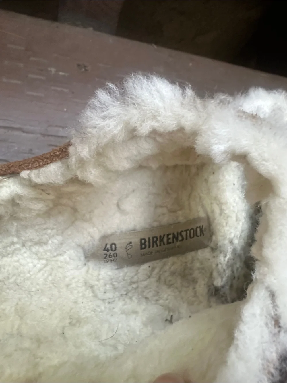 Birkenstock arizona sherling